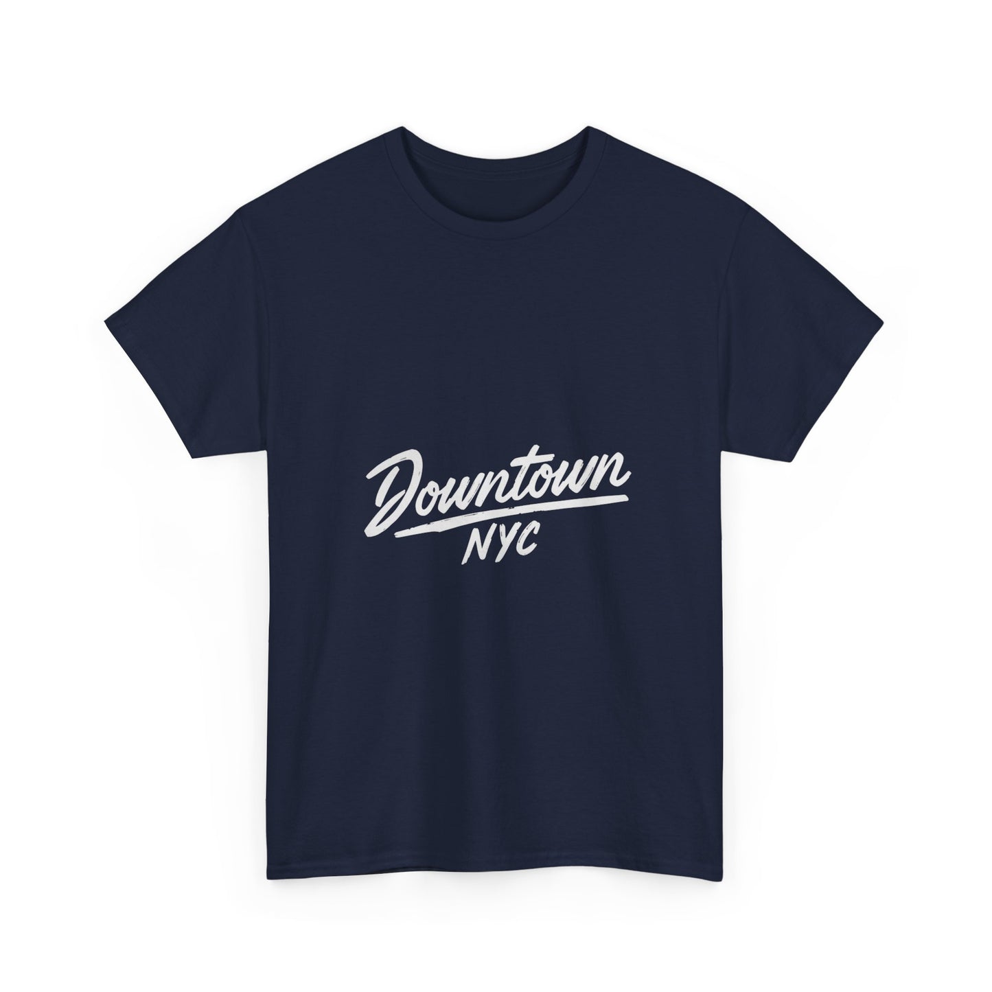 Unisex Heavy Cotton Tee - Downtown NYC Shirt, Streetwear Fashion, Casual Wear, Gift for Friends, Urban Style Tee