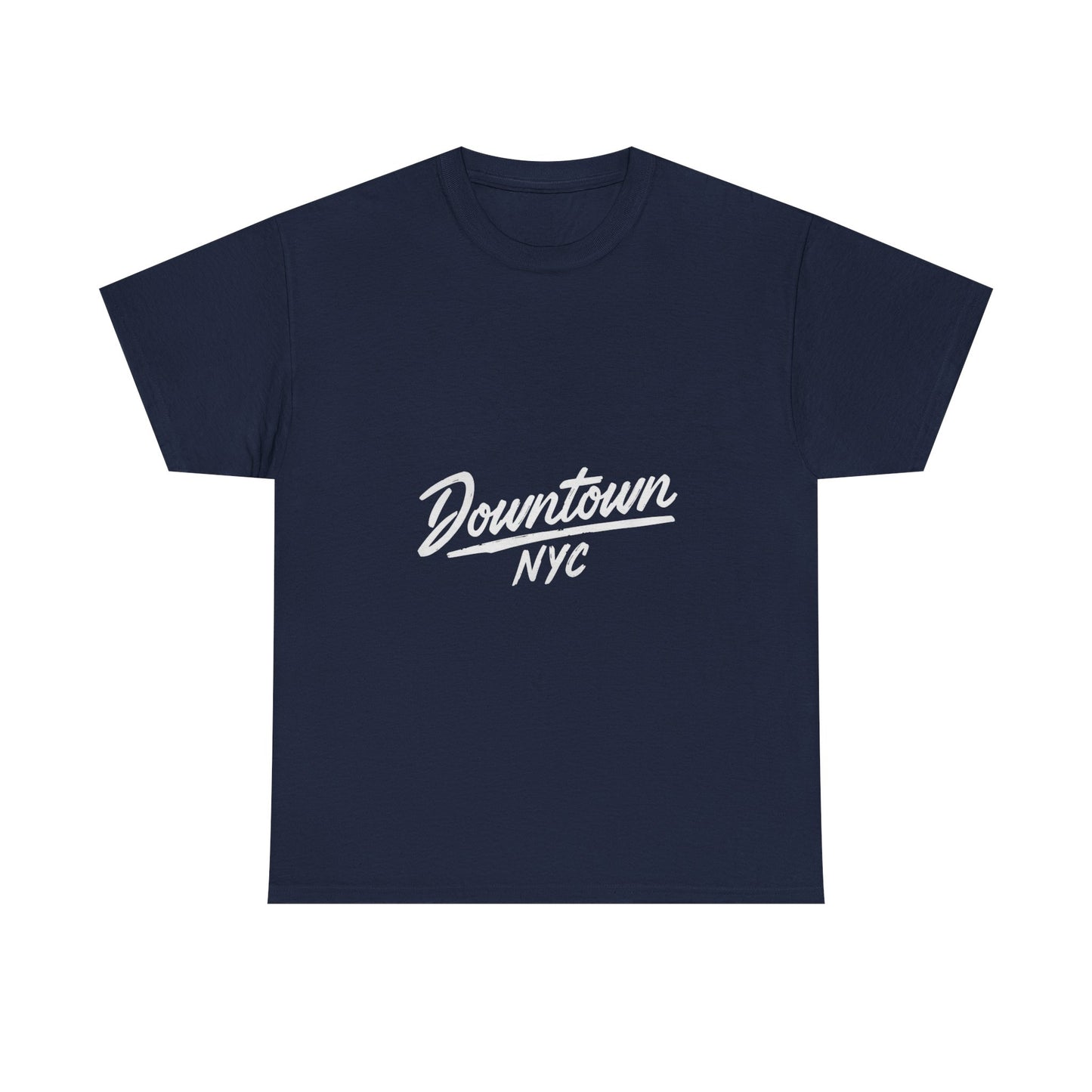Unisex Heavy Cotton Tee - Downtown NYC Shirt, Streetwear Fashion, Casual Wear, Gift for Friends, Urban Style Tee