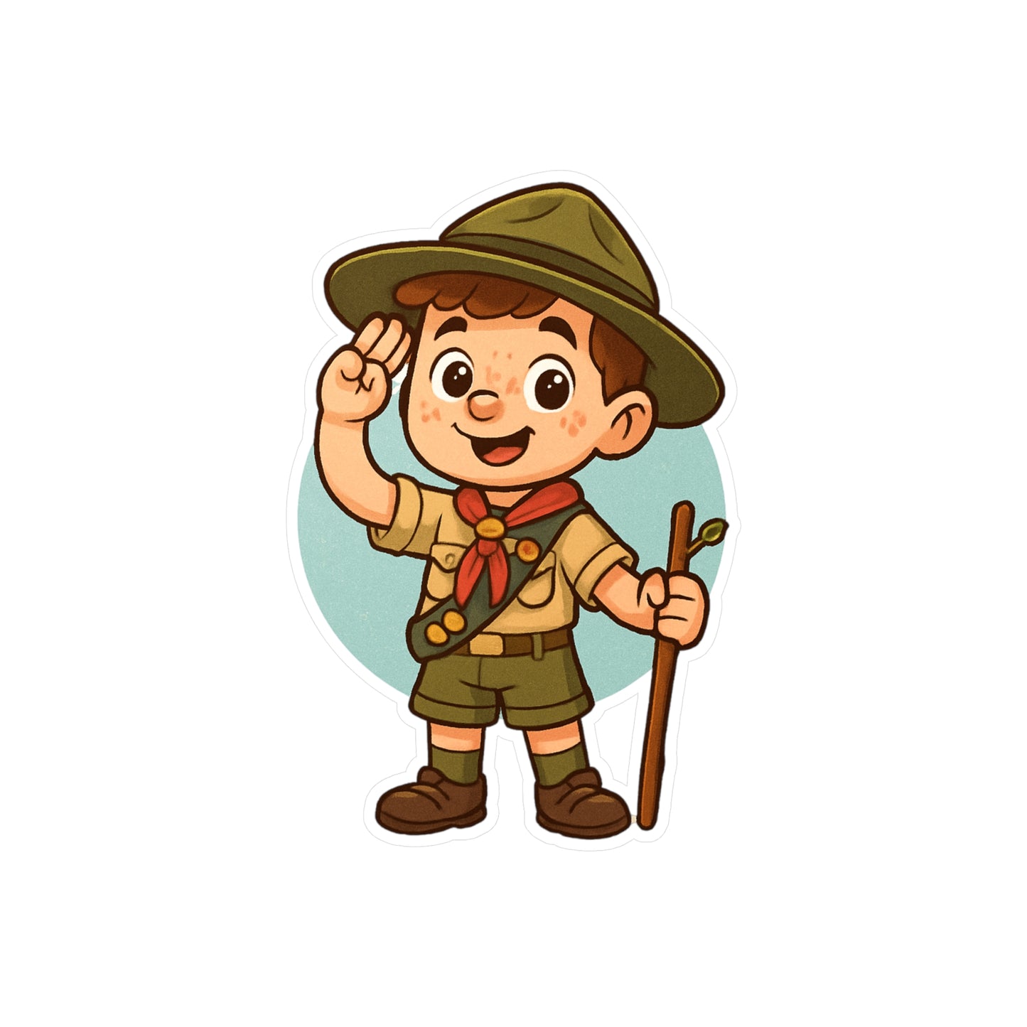 Boy Scout Kiss-Cut Vinyl Decals