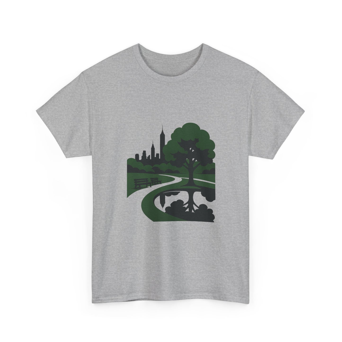 Nature-Inspired Unisex Heavy Cotton Tee - Eco-Friendly Nature T-Shirt, Casual Wear, Gifts for Nature Lovers, Outdoor Adventure