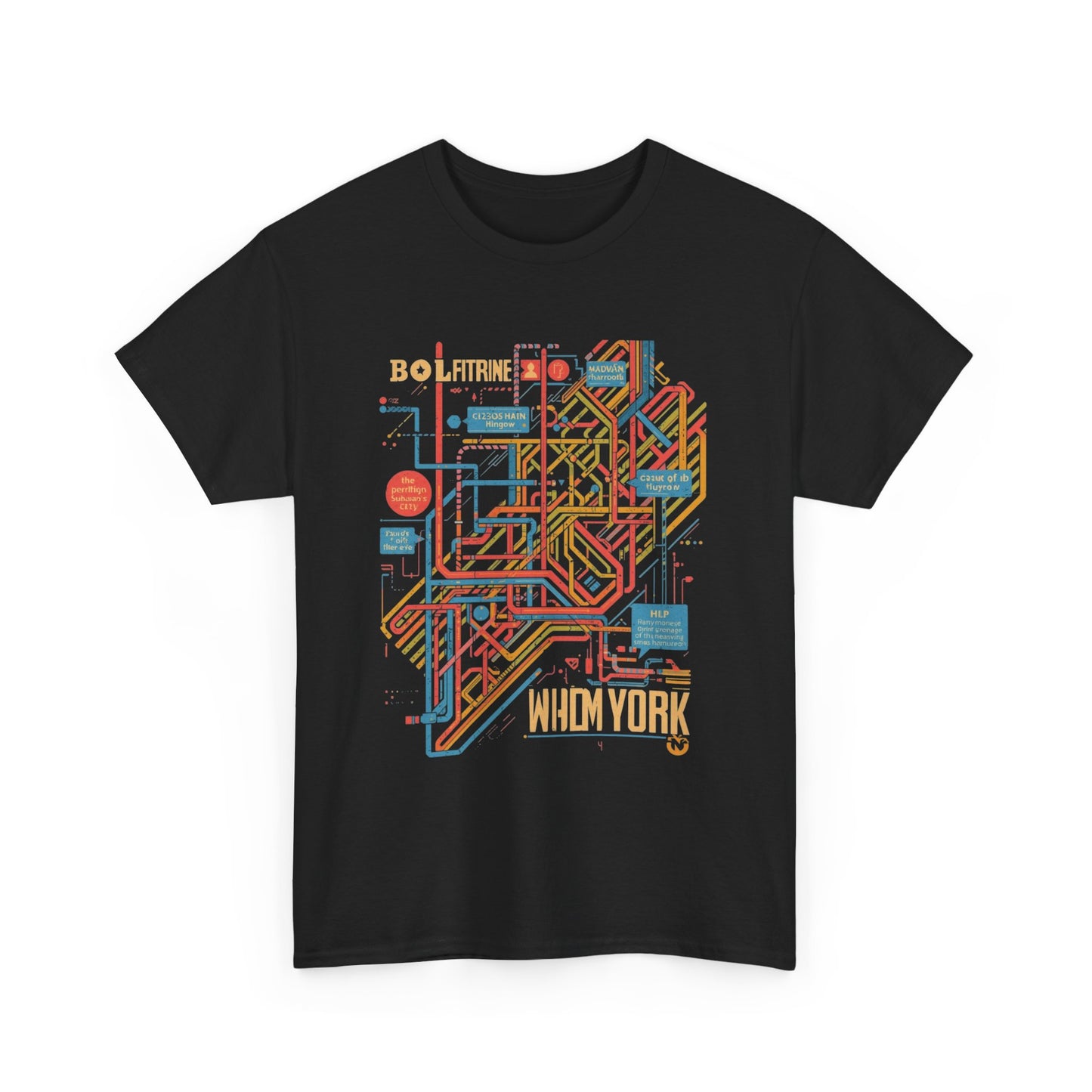 Bold New York Graphic Tee, Urban Streetwear Shirt, Cool Casual Wear, Perfect for Music Festivals, Travel, and Everyday Style