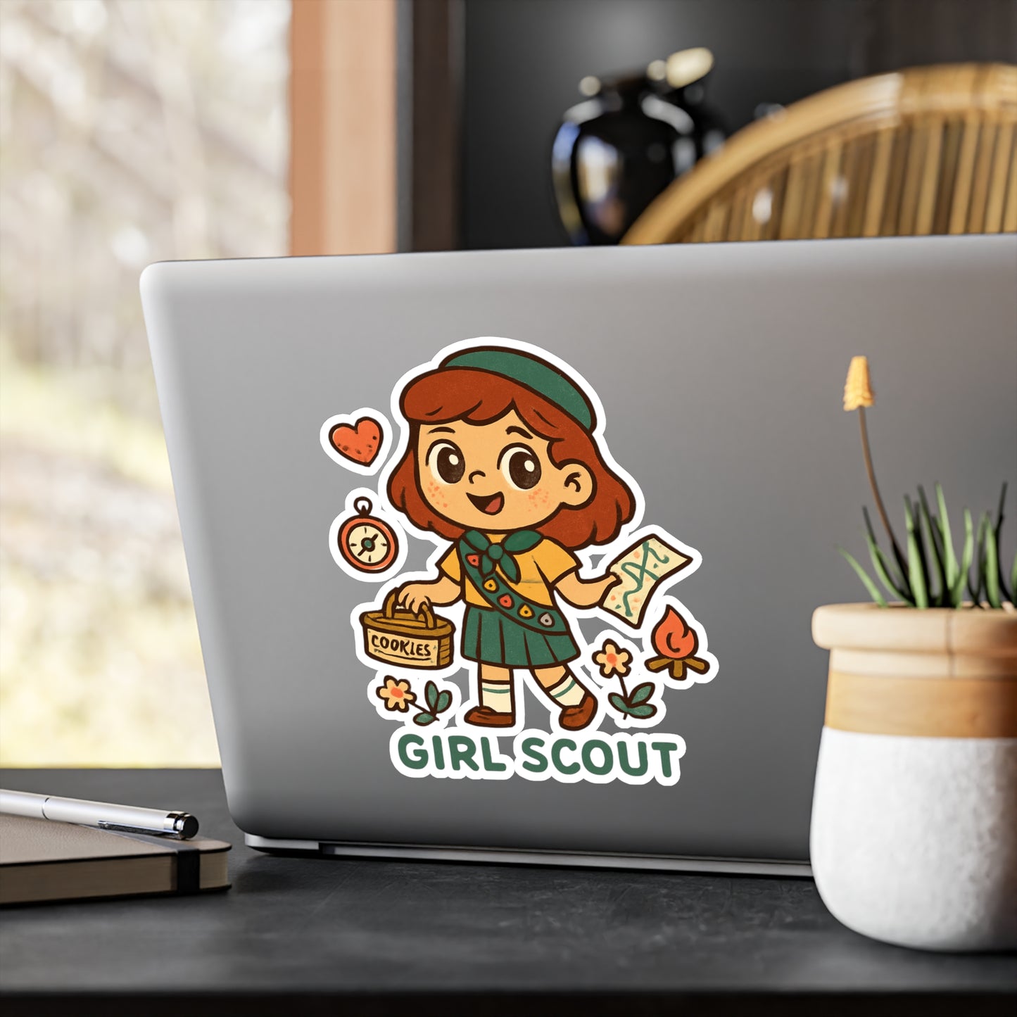 Girl Scout Kiss-Cut Vinyl Decals