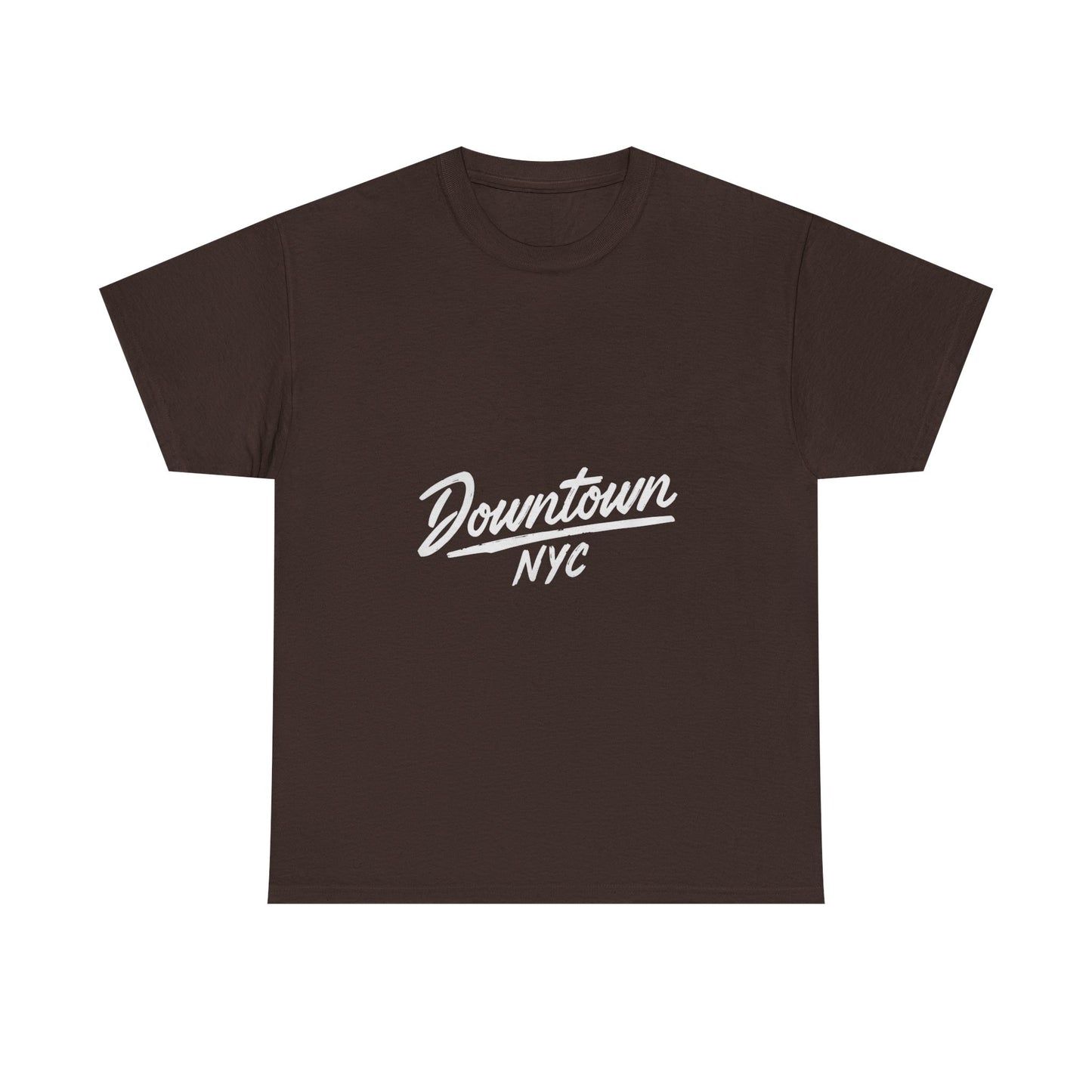 Unisex Heavy Cotton Tee - Downtown NYC Shirt, Streetwear Fashion, Casual Wear, Gift for Friends, Urban Style Tee