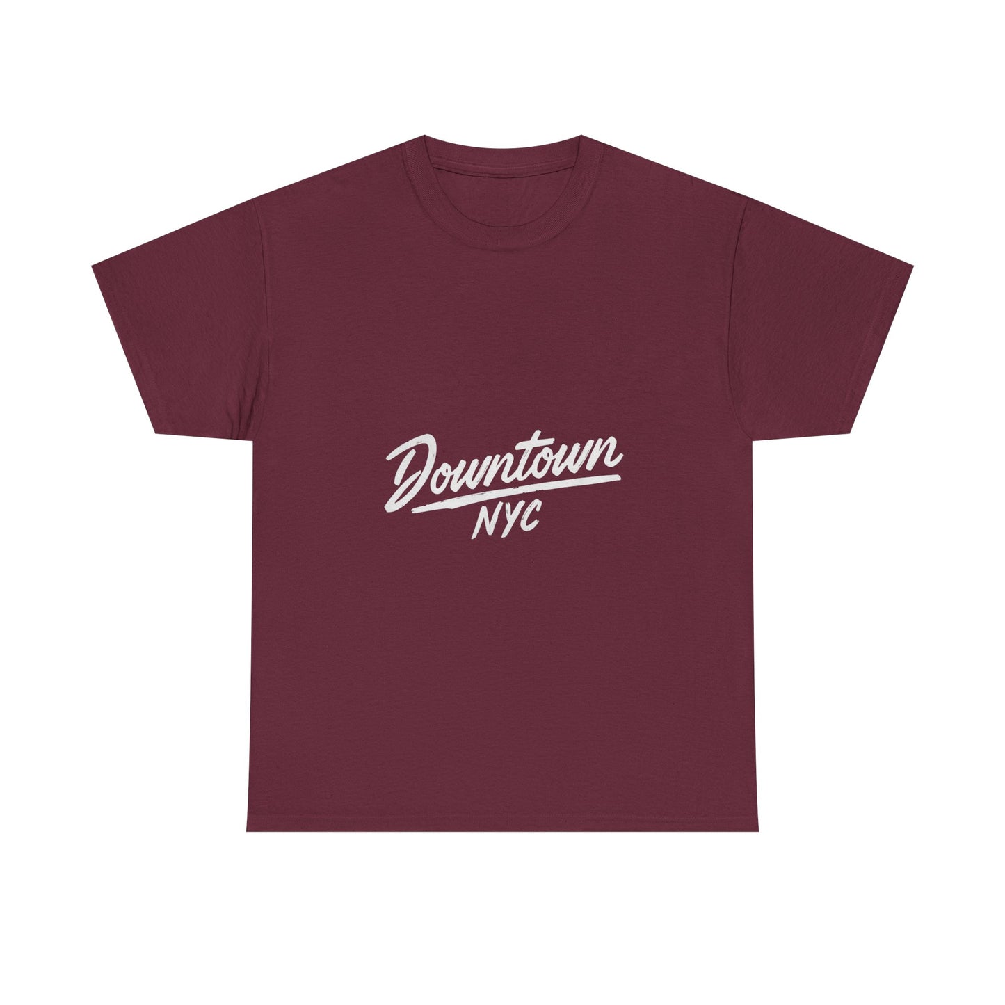 Unisex Heavy Cotton Tee - Downtown NYC Shirt, Streetwear Fashion, Casual Wear, Gift for Friends, Urban Style Tee