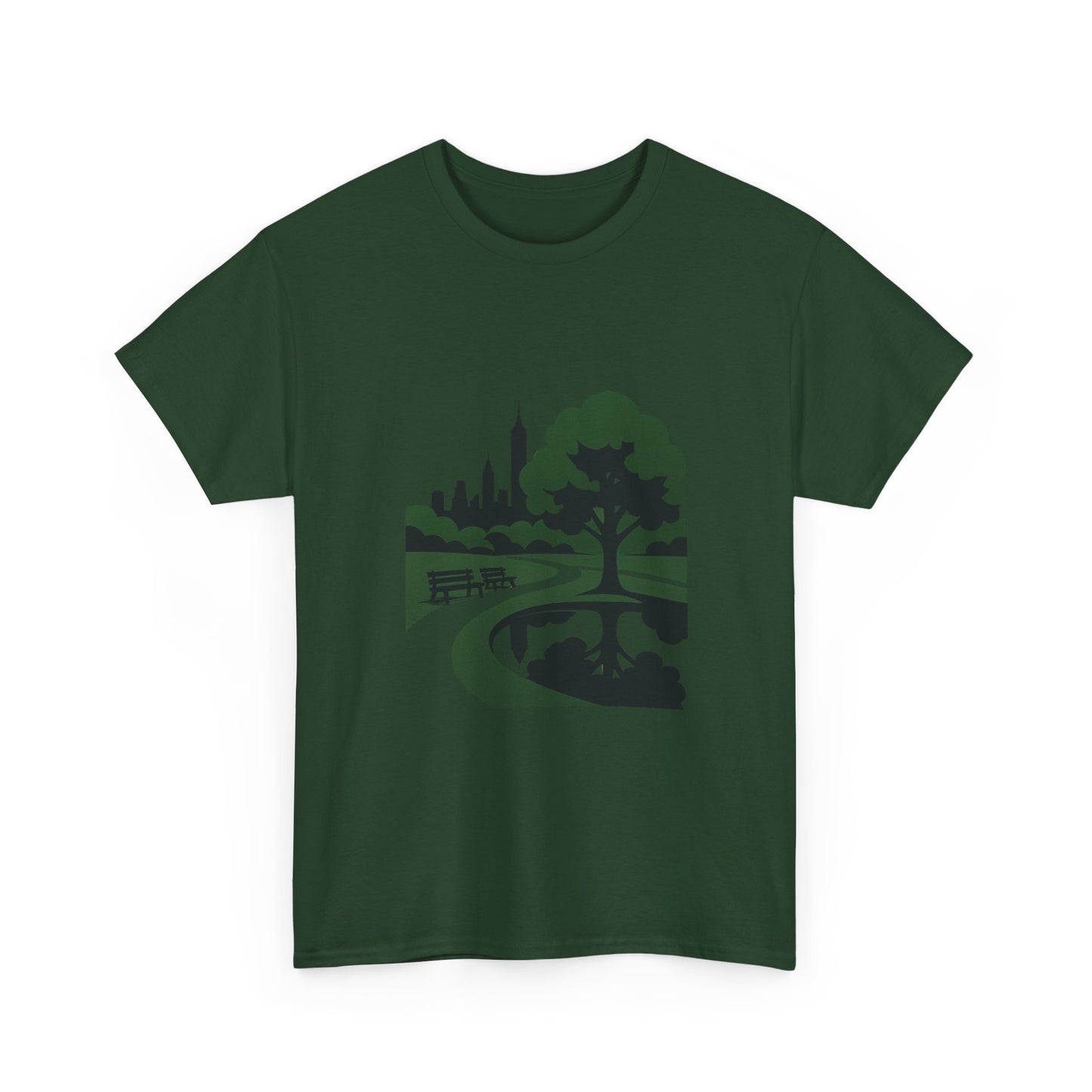 Nature-Inspired Unisex Heavy Cotton Tee - Eco-Friendly Nature T-Shirt, Casual Wear, Gifts for Nature Lovers, Outdoor Adventure