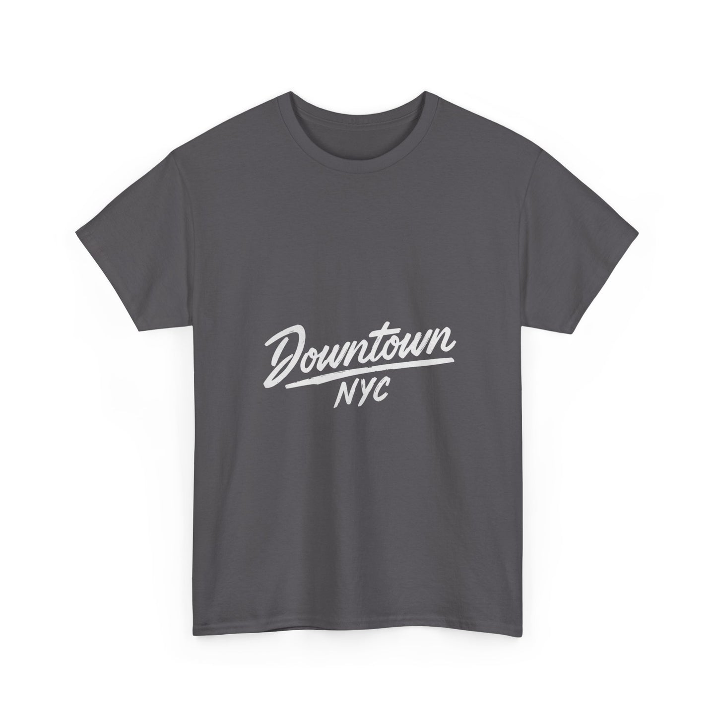 Unisex Heavy Cotton Tee - Downtown NYC Shirt, Streetwear Fashion, Casual Wear, Gift for Friends, Urban Style Tee