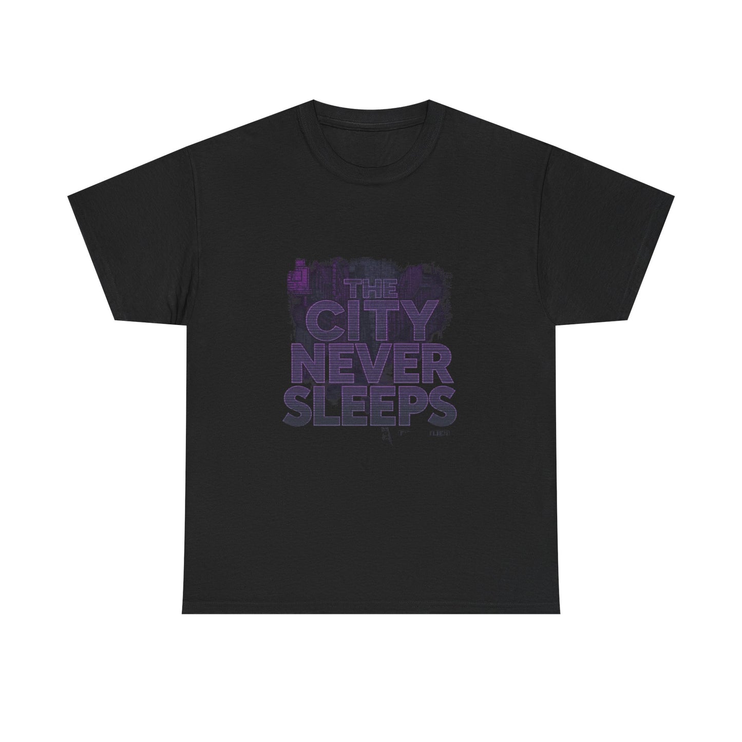 Urban Vibe Unisex Cotton Tee - The City Never Sleeps, Streetwear, Gift for City Lovers, Casual Wear, Everyday Fashion