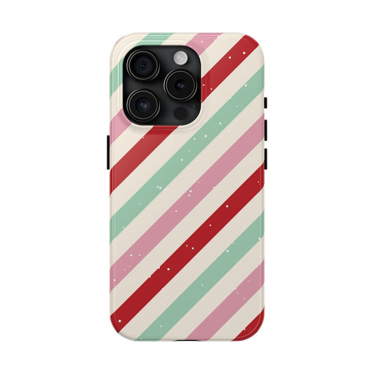 Candy Stripe | Cute Christmas Tough Phone Case