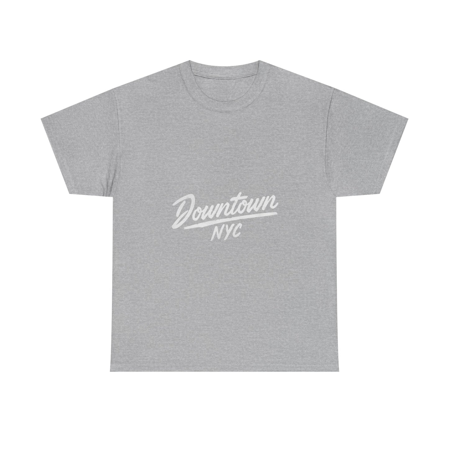 Unisex Heavy Cotton Tee - Downtown NYC Shirt, Streetwear Fashion, Casual Wear, Gift for Friends, Urban Style Tee