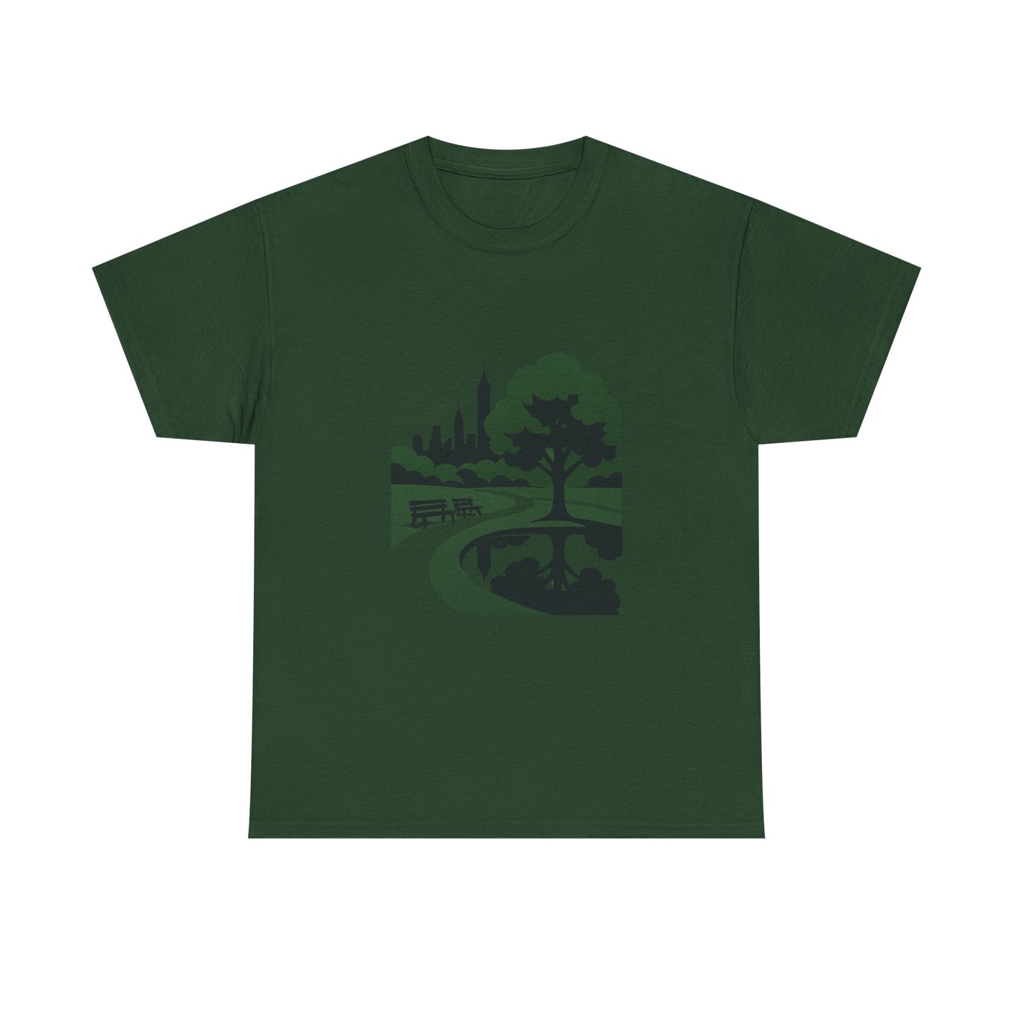 Nature-Inspired Unisex Heavy Cotton Tee - Eco-Friendly Nature T-Shirt, Casual Wear, Gifts for Nature Lovers, Outdoor Adventure