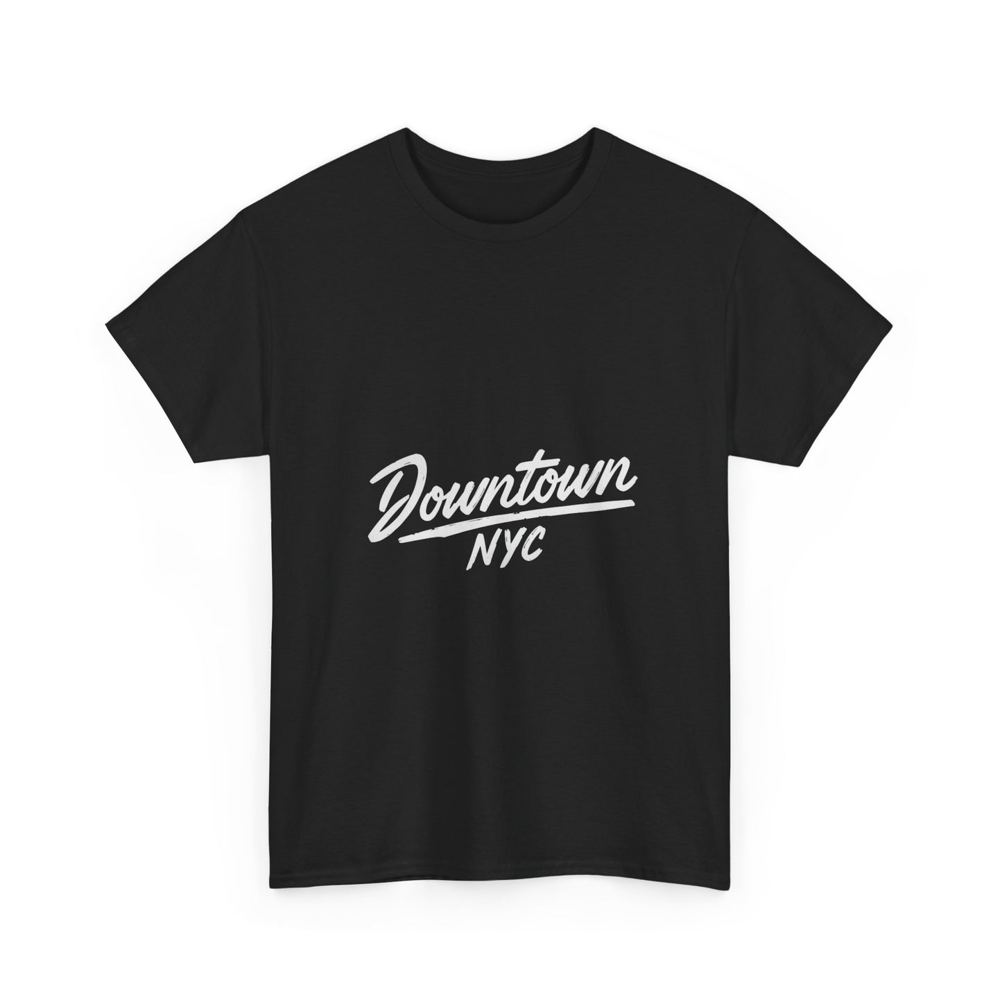 Unisex Heavy Cotton Tee - Downtown NYC Shirt, Streetwear Fashion, Casual Wear, Gift for Friends, Urban Style Tee