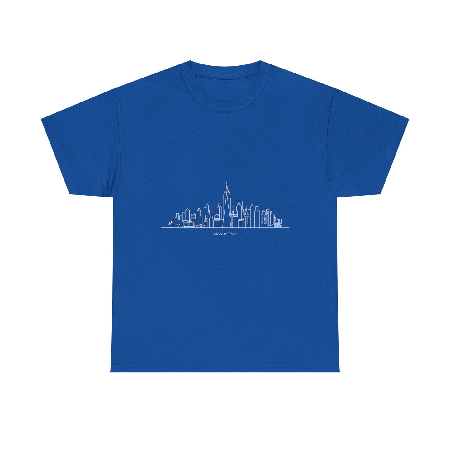Urban Skyline Unisex Heavy Cotton Tee, City Lover Shirt, Casual Wear, Gift for Him/Her, Travel Souvenir, Everyday Comfort
