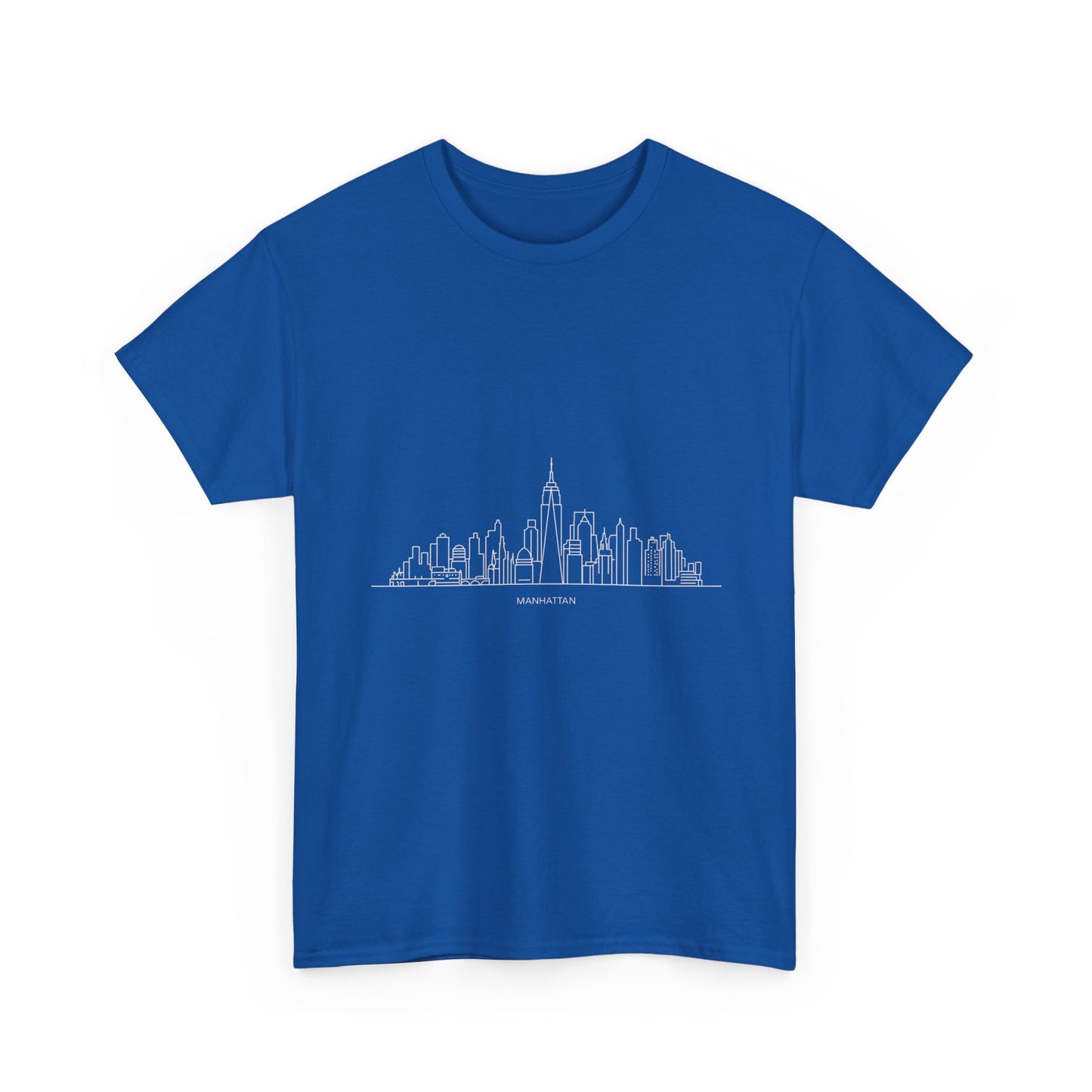 Urban Skyline Unisex Heavy Cotton Tee, City Lover Shirt, Casual Wear, Gift for Him/Her, Travel Souvenir, Everyday Comfort