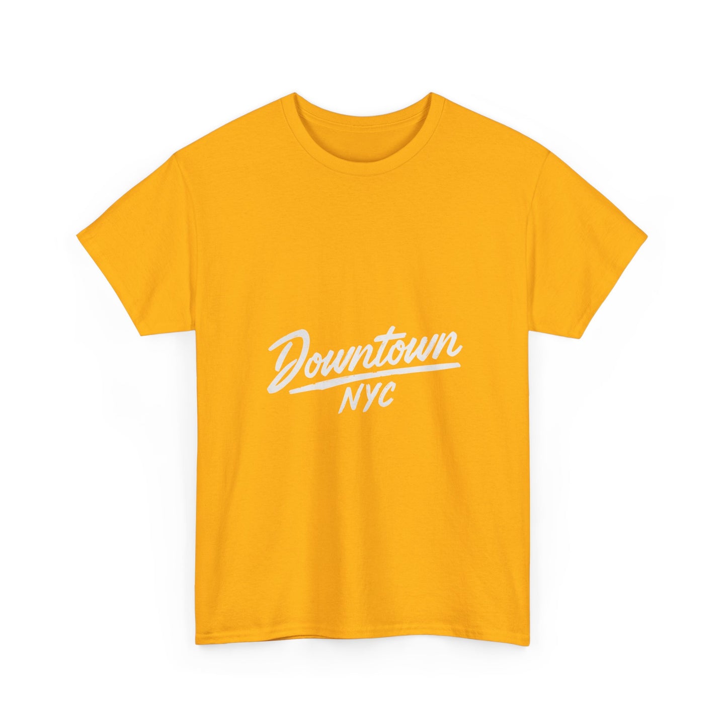 Unisex Heavy Cotton Tee - Downtown NYC Shirt, Streetwear Fashion, Casual Wear, Gift for Friends, Urban Style Tee