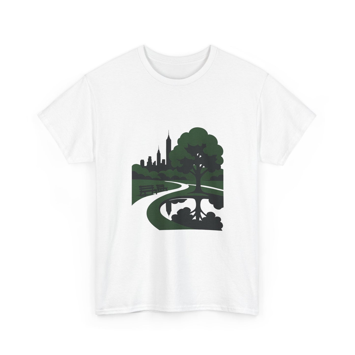 Nature-Inspired Unisex Heavy Cotton Tee - Eco-Friendly Nature T-Shirt, Casual Wear, Gifts for Nature Lovers, Outdoor Adventure