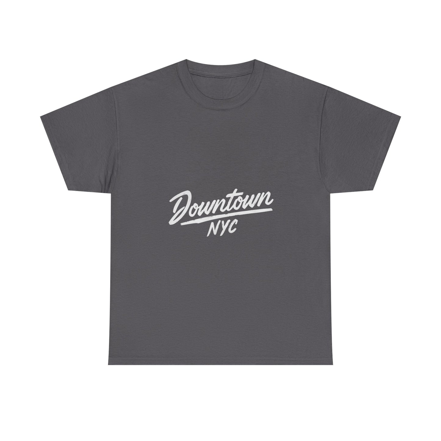 Unisex Heavy Cotton Tee - Downtown NYC Shirt, Streetwear Fashion, Casual Wear, Gift for Friends, Urban Style Tee
