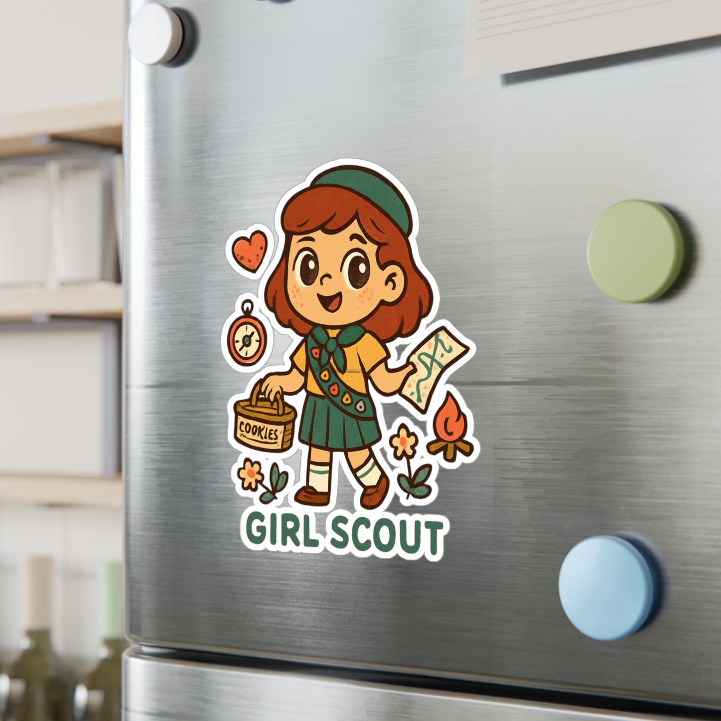 Girl Scout Kiss-Cut Vinyl Decals