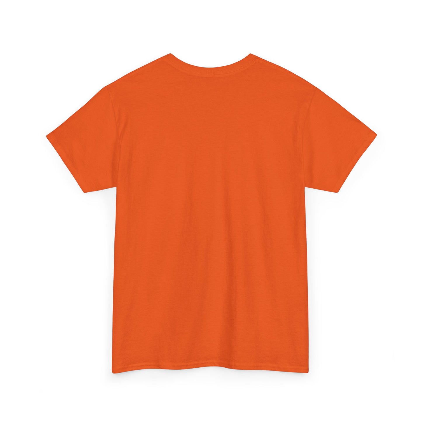 Spooky Halloween Cat Tee, Unisex Heavy Cotton Tee for Fall, Halloween Party Shirt, Pumpkin Graphic Tee, Casual Autumn Wear
