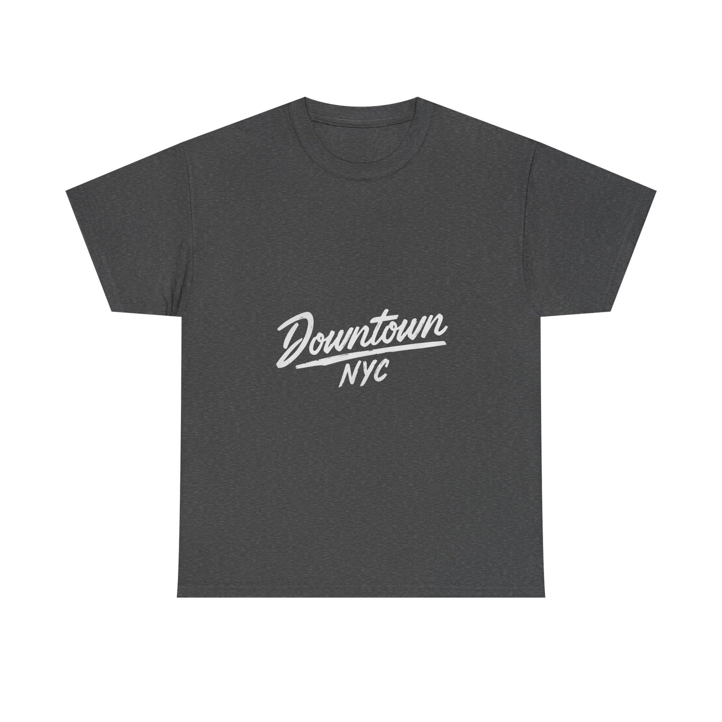 Unisex Heavy Cotton Tee - Downtown NYC Shirt, Streetwear Fashion, Casual Wear, Gift for Friends, Urban Style Tee
