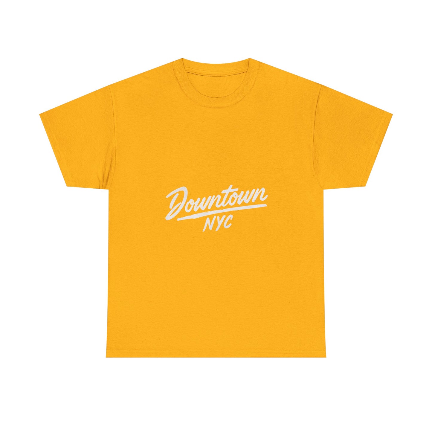 Unisex Heavy Cotton Tee - Downtown NYC Shirt, Streetwear Fashion, Casual Wear, Gift for Friends, Urban Style Tee