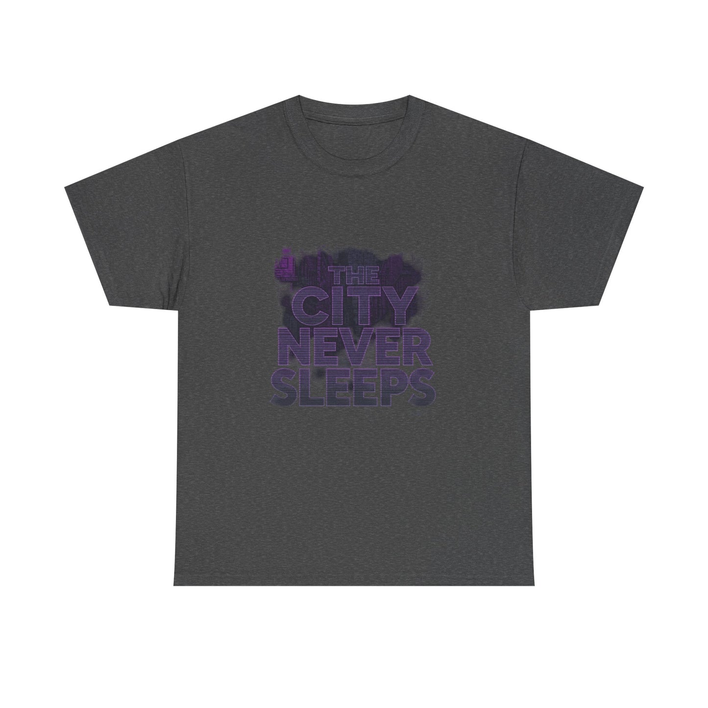 Urban Vibe Unisex Cotton Tee - The City Never Sleeps, Streetwear, Gift for City Lovers, Casual Wear, Everyday Fashion