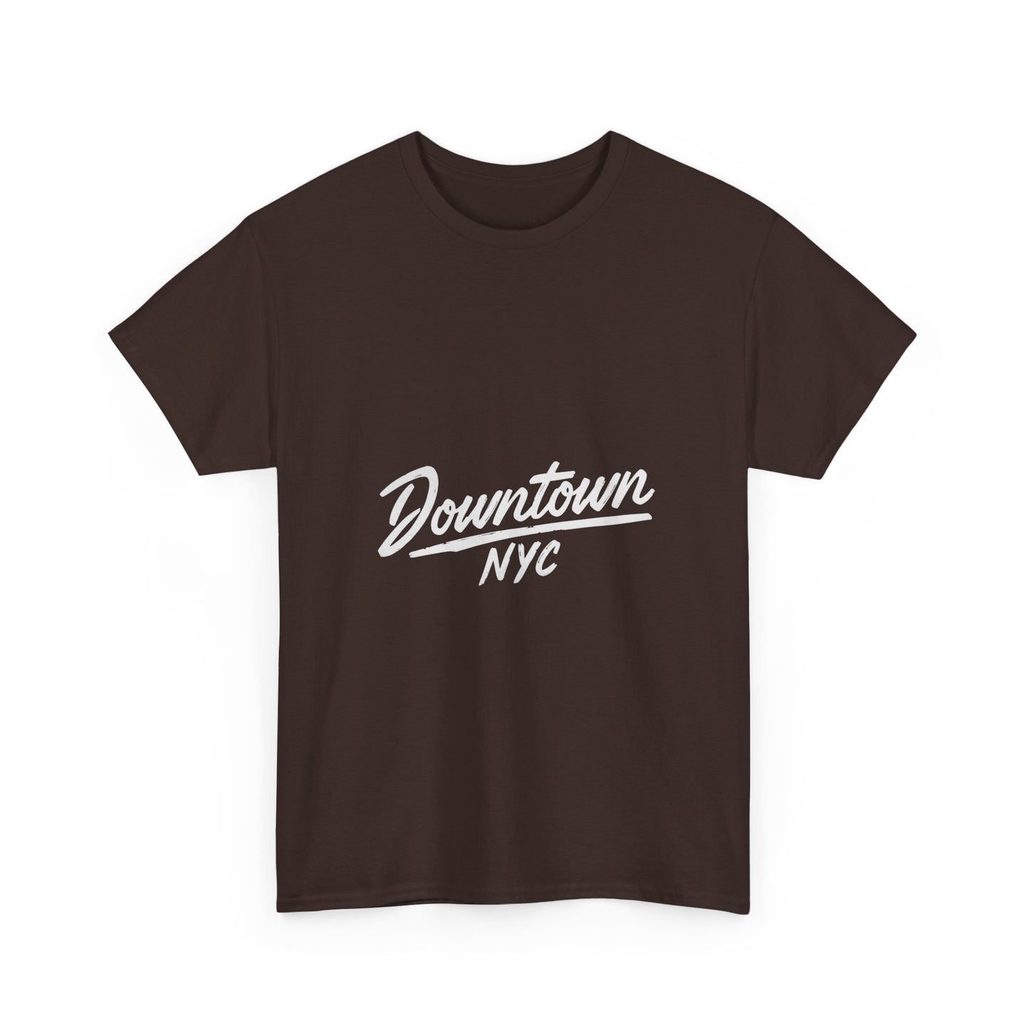 Unisex Heavy Cotton Tee - Downtown NYC Shirt, Streetwear Fashion, Casual Wear, Gift for Friends, Urban Style Tee