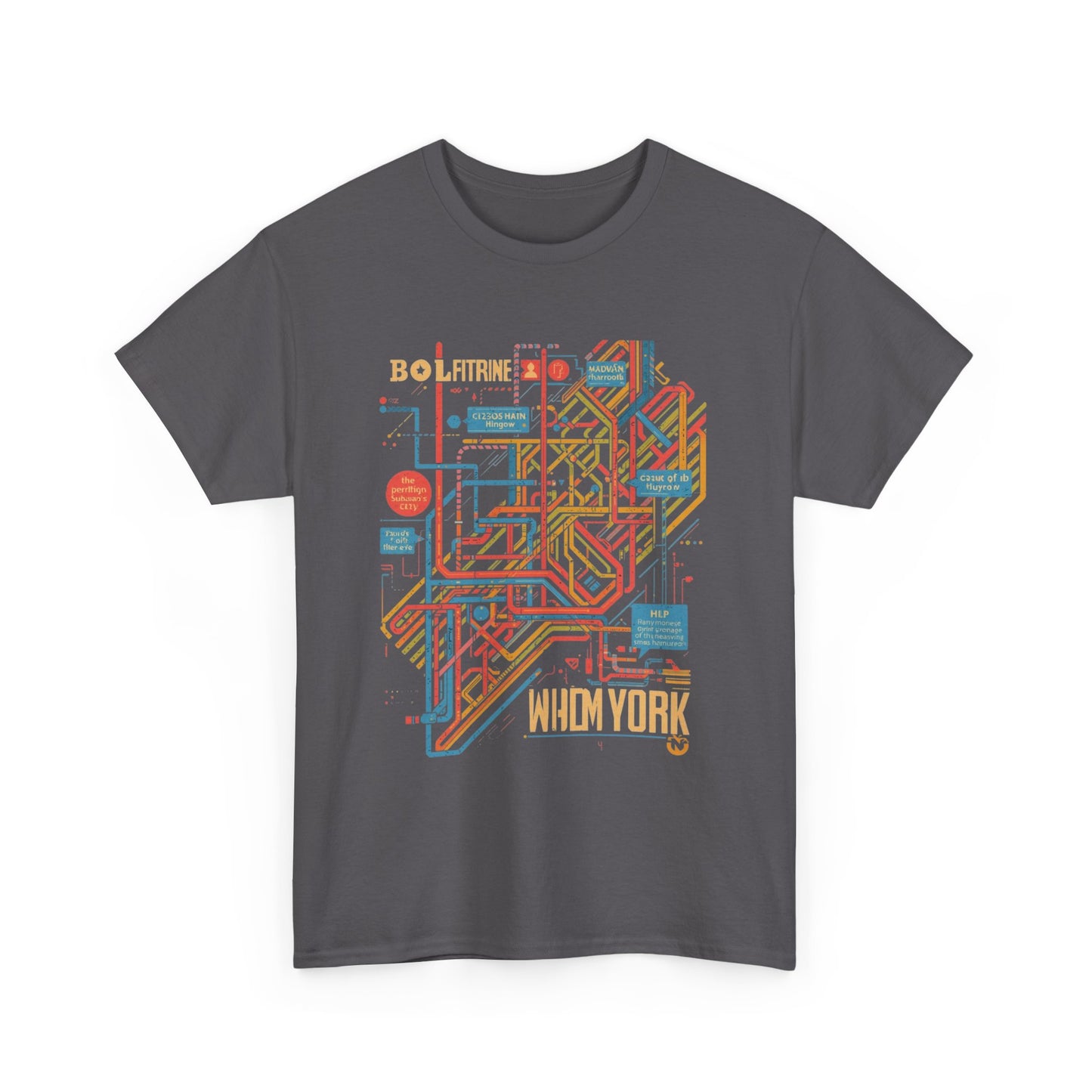 Bold New York Graphic Tee, Urban Streetwear Shirt, Cool Casual Wear, Perfect for Music Festivals, Travel, and Everyday Style