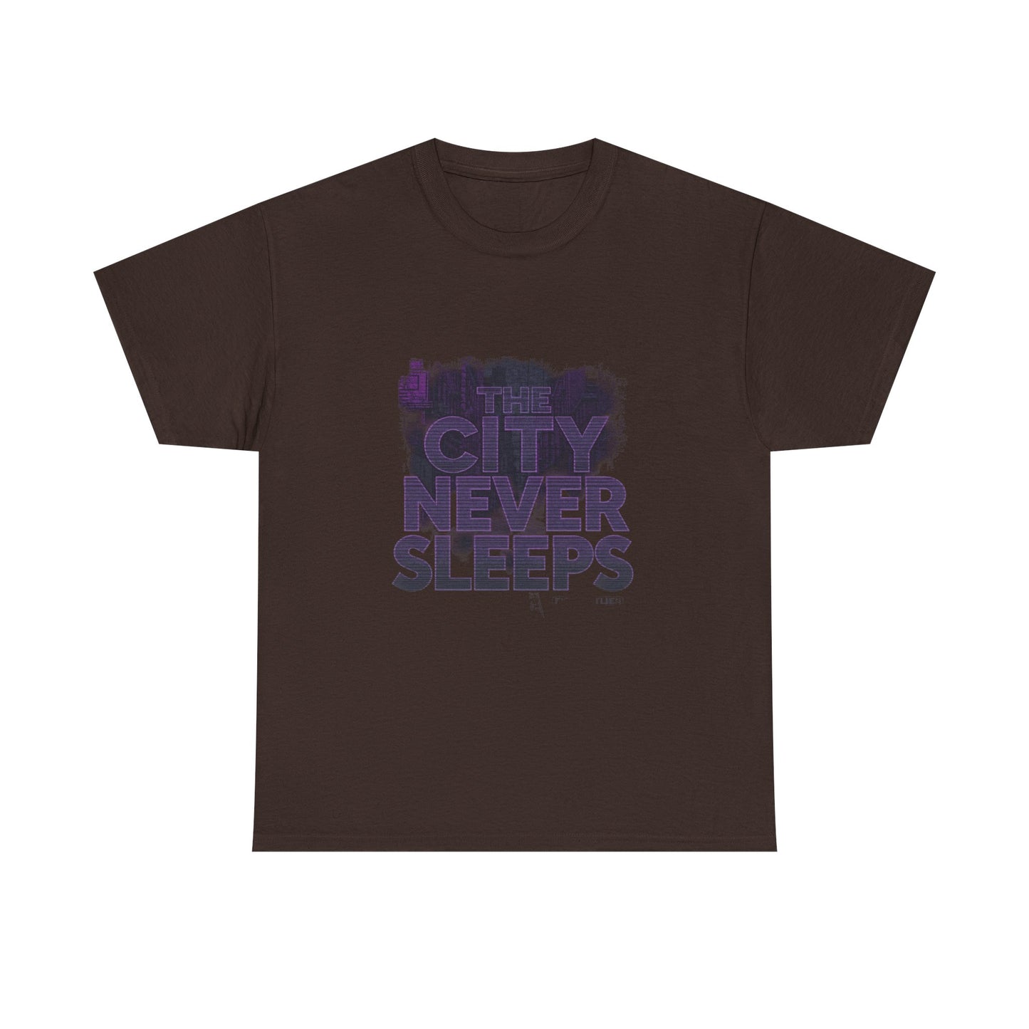 Urban Vibe Unisex Cotton Tee - The City Never Sleeps, Streetwear, Gift for City Lovers, Casual Wear, Everyday Fashion