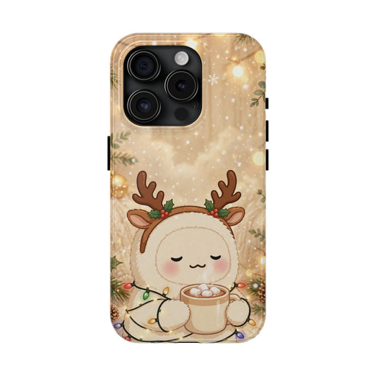 Pip Cocoa Lights | Cute Christmas Tough Phone Case