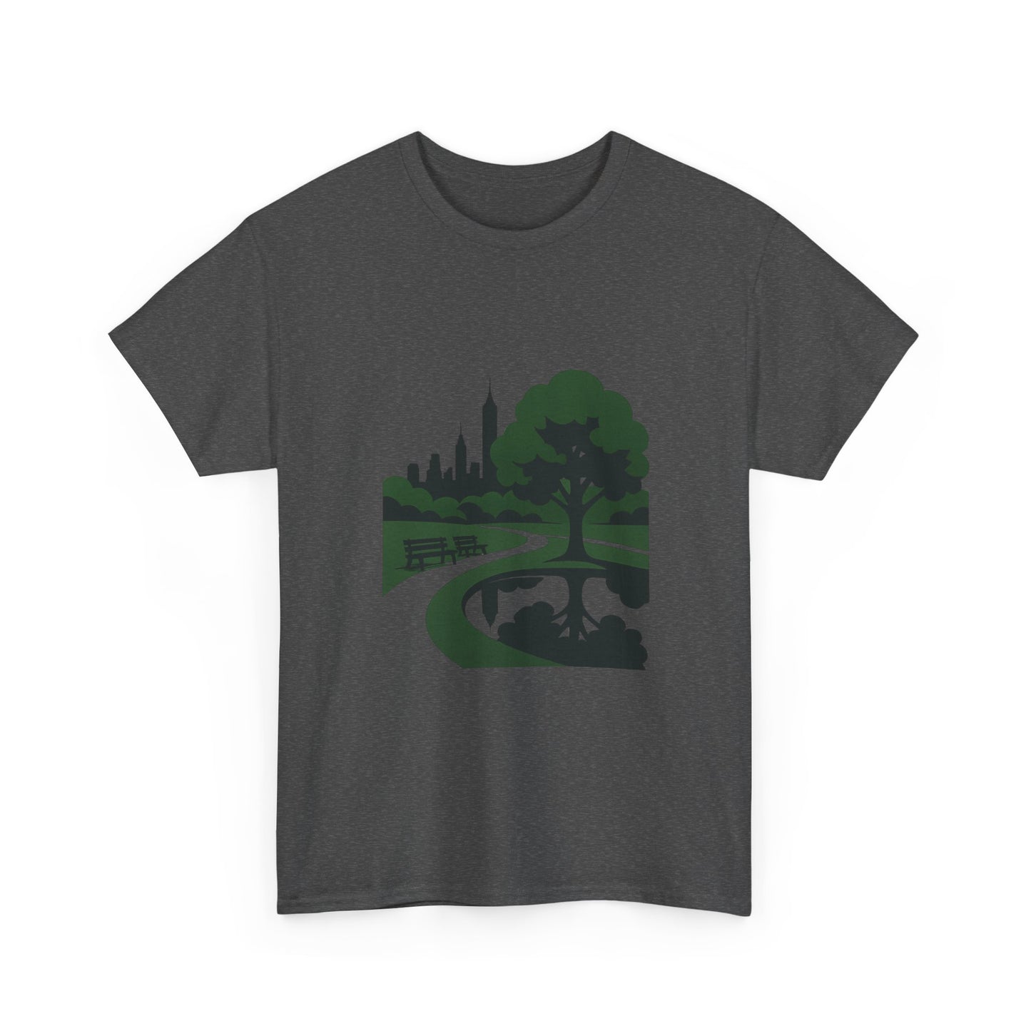 Nature-Inspired Unisex Heavy Cotton Tee - Eco-Friendly Nature T-Shirt, Casual Wear, Gifts for Nature Lovers, Outdoor Adventure