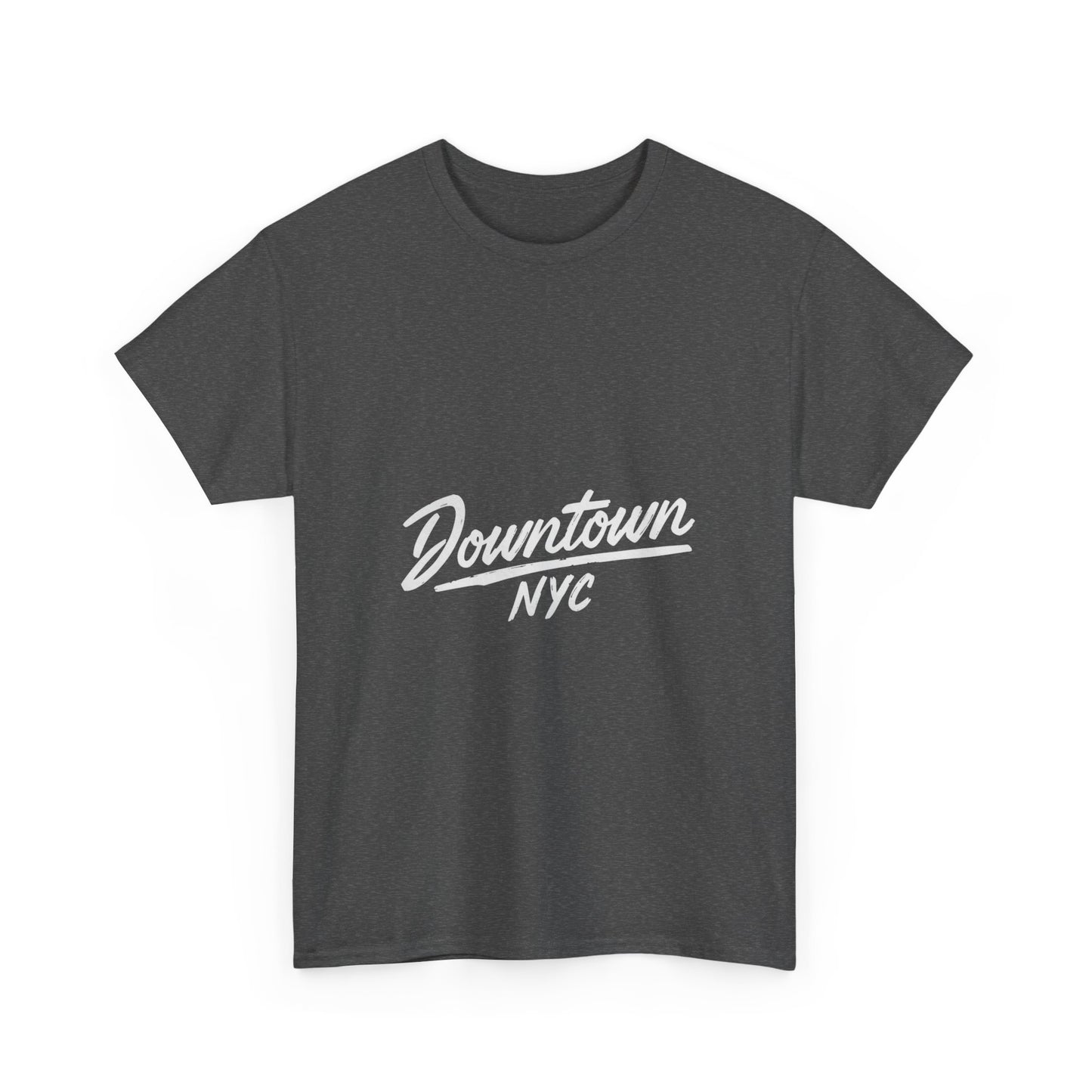 Unisex Heavy Cotton Tee - Downtown NYC Shirt, Streetwear Fashion, Casual Wear, Gift for Friends, Urban Style Tee