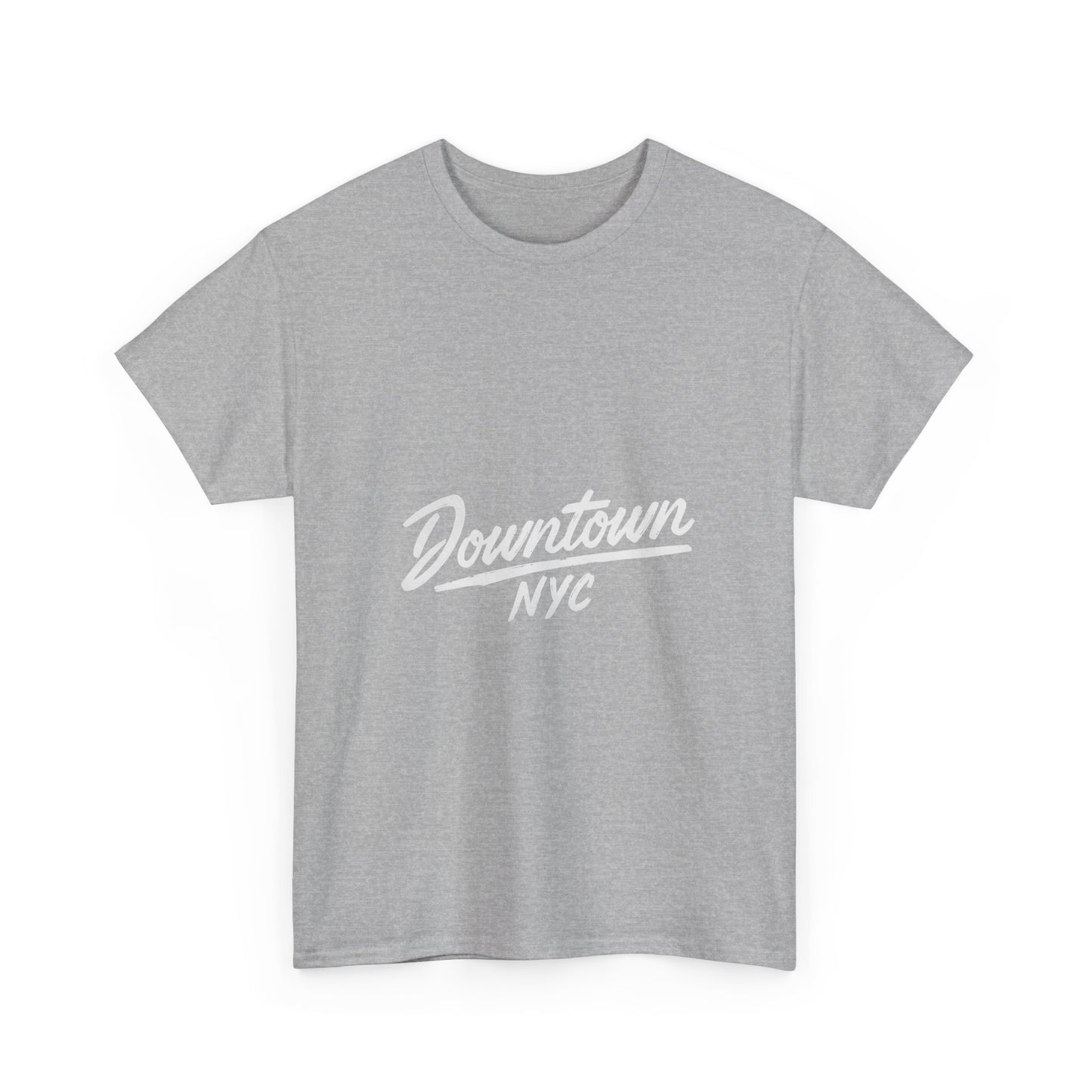 Unisex Heavy Cotton Tee - Downtown NYC Shirt, Streetwear Fashion, Casual Wear, Gift for Friends, Urban Style Tee