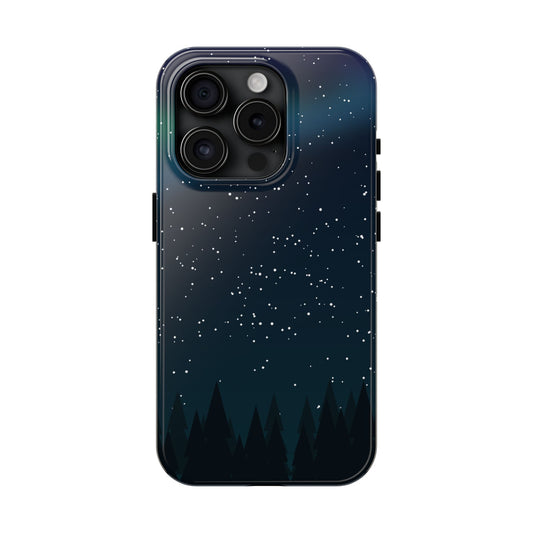 Winter Aurora | Aesthetic Christmas Tough Phone Case