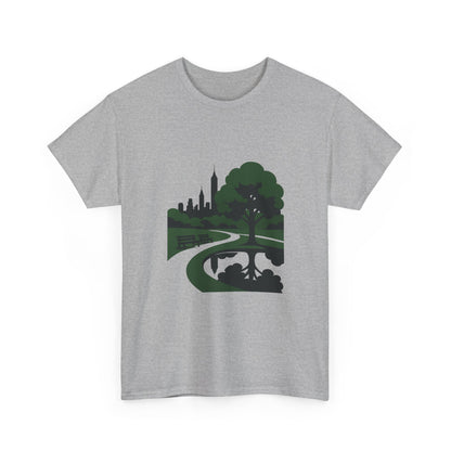 Nature-Inspired Unisex Heavy Cotton Tee - Eco-Friendly Nature T-Shirt, Casual Wear, Gifts for Nature Lovers, Outdoor Adventure
