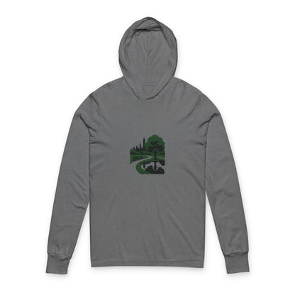 Unisex Hooded Long Sleeve Tee