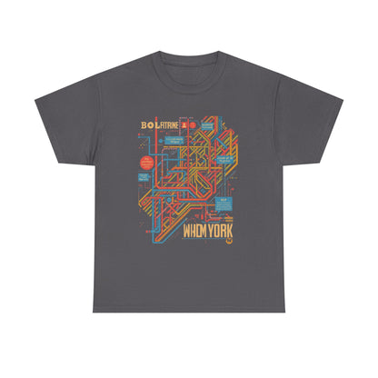 Bold New York Graphic Tee, Urban Streetwear Shirt, Cool Casual Wear, Perfect for Music Festivals, Travel, and Everyday Style