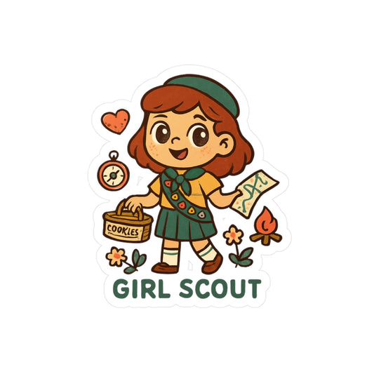 Girl Scout Kiss-Cut Vinyl Decals