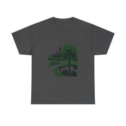 Nature-Inspired Unisex Heavy Cotton Tee - Eco-Friendly Nature T-Shirt, Casual Wear, Gifts for Nature Lovers, Outdoor Adventure