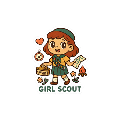 Girl Scout Kiss-Cut Vinyl Decals
