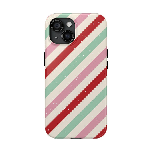 Candy Stripe | Cute Christmas Tough Phone Case