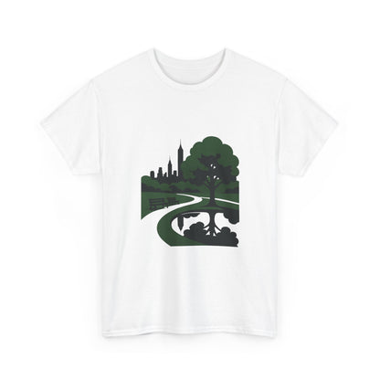 Nature-Inspired Unisex Heavy Cotton Tee - Eco-Friendly Nature T-Shirt, Casual Wear, Gifts for Nature Lovers, Outdoor Adventure