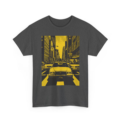Urban Street Scene Cotton Tee, Graphic T-Shirt for City Lovers, Unisex Fashion Tee, Streetwear Style, Cool Gift Idea