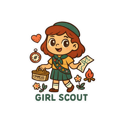 Girl Scout Kiss-Cut Vinyl Decals