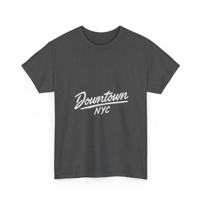 Unisex Heavy Cotton Tee - Downtown NYC Shirt, Streetwear Fashion, Casual Wear, Gift for Friends, Urban Style Tee