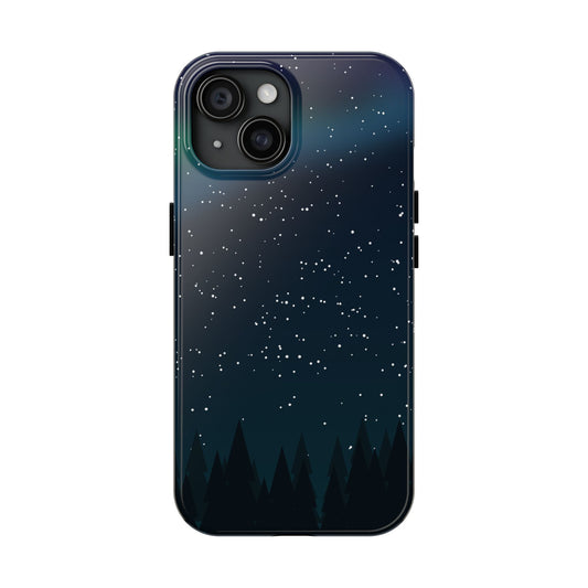Winter Aurora | Aesthetic Christmas Tough Phone Case
